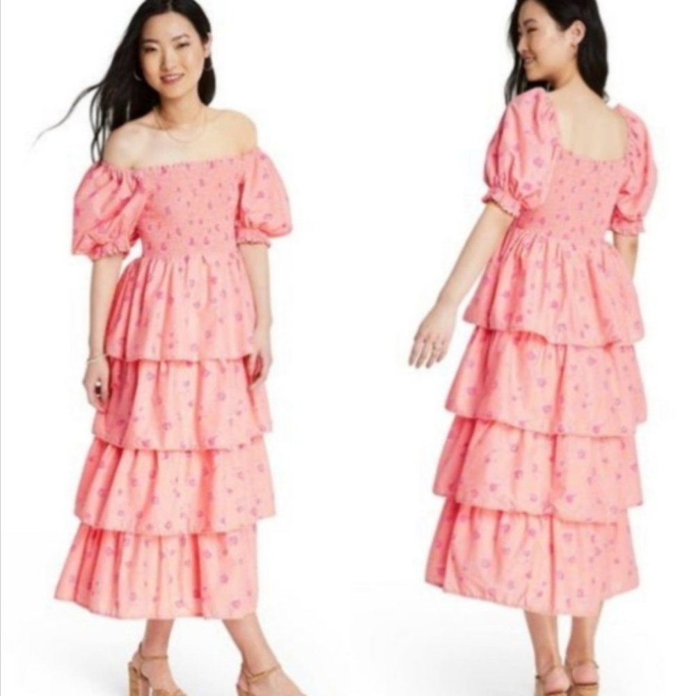 LoveShackFancy Pink Maxi Dress - Picture 2 of 3